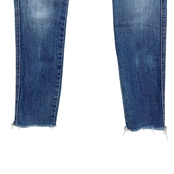 Mother High Waist Double Looker Ankle Fray Fruit Carts Evil Eye Size 25 - Picture 6 of 15